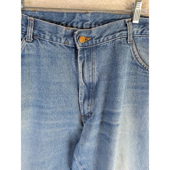 Vintage Round House Jeans Mens 40x30 Blue Straight Leg Medium Wash READ - Picture 11 of 16